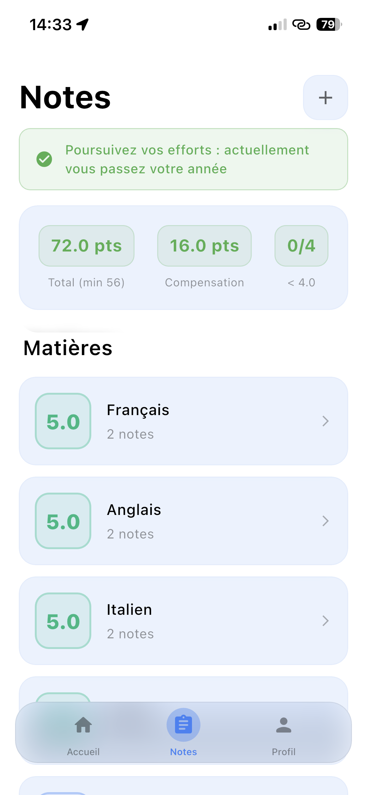 Capture d'écran de MyNotes.vd